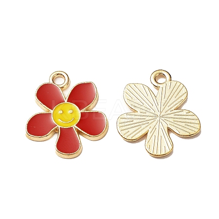 Alloy Enamel Pendants ENAM-C009-01G-04-1
