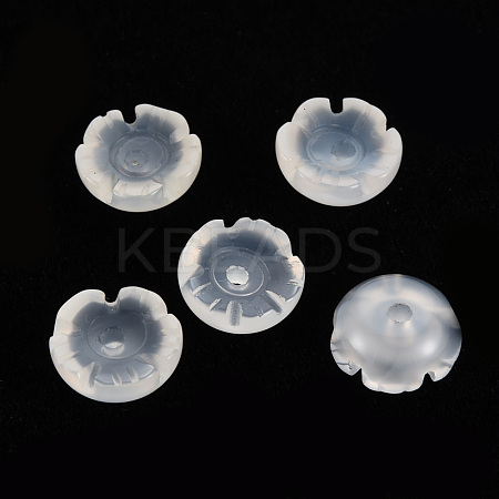 Natural White Agate Beads G-T122-50C-1