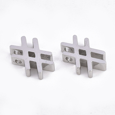 Tarnish Resistant 304 Stainless Steel Pendants STAS-T041-05-1
