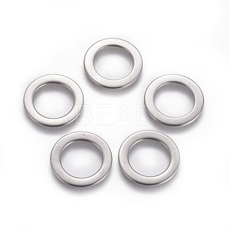 Non-Tarnish 201 Stainless Steel Linking Rings LS-X-STAS-L234-040P-1