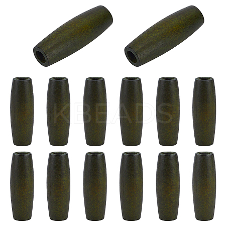 14Pcs Wood European Beads WOOD-FG0001-55-1