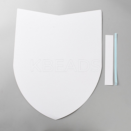 Paper Shield for DIY Child Painting Craft DIY-WH0504-400-1