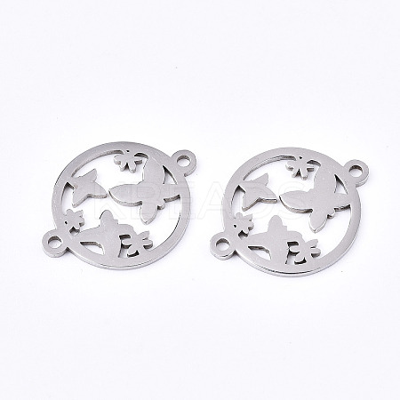 Tarnish Resistant 201 Stainless Steel Links Connectors LS-STAS-S080-025P-1