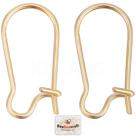 50Pcs Brass Hoop Earring Findings FIND-BBC0003-28-1