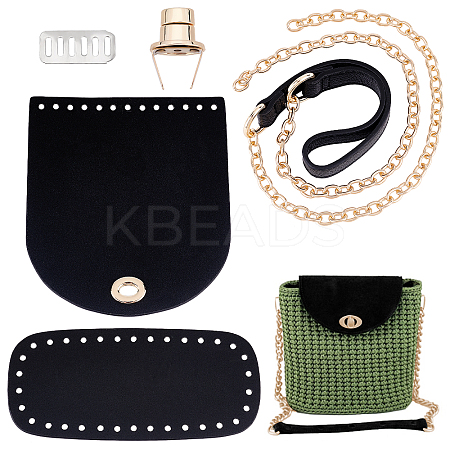 Imitation Leather Crossbody Shoulder Bag Making Kits DIY-WH0304-252-1
