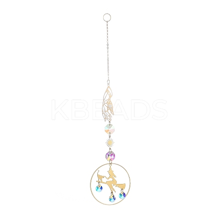 Brass Big Pendant Decorations LS-HJEW-M005-01G-01-1