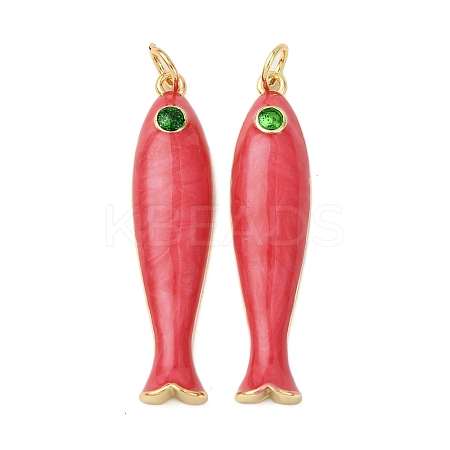 Brass Pendants KK-D019-29C-01G-1