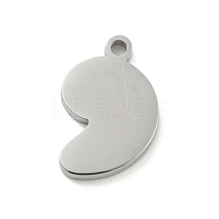 304 Stainless Steel Pendants STAS-M069-02G-P-1