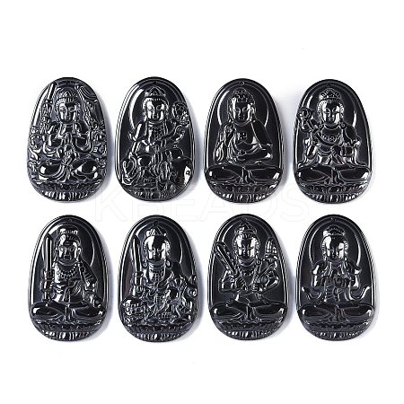 Synthetic Non-Magnetic Hematite Pendants G-E618-01-1