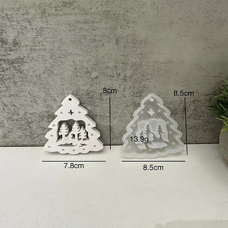 DIY Christmas Theme Decoration Silicone Molds DIY-Q138-01C-01-1