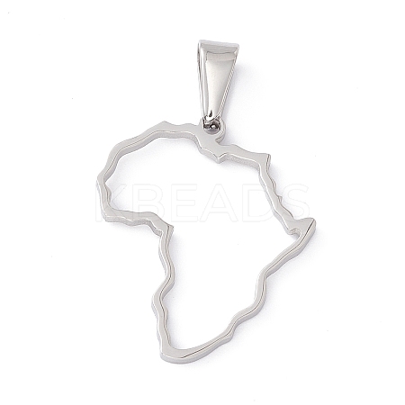 Non-Tarnish 304 Stainless Steel Pendants STAS-G284-02P-1