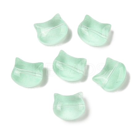Transparent Spray Paint Glass Beads GLAA-Z011-03A-1