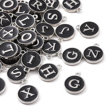 Alloy Enamel Charms ENAM-S118-02-P-1