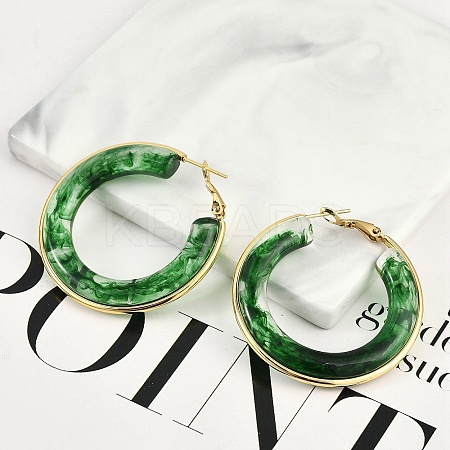 304 Stainless Steel Hoop Earrings For Women LS-EJEW-B113-02G-01-1