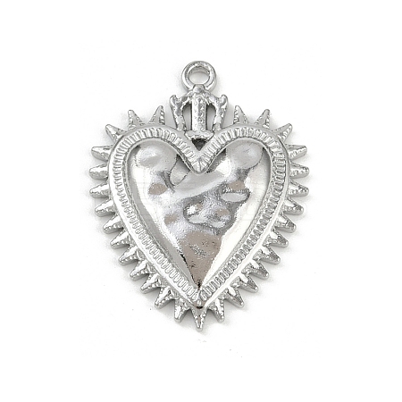 304 Stainless Steel Pendants STAS-P390-02E-P-1