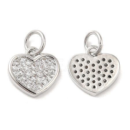 Brass with Cubic Zirconia Pendants KK-K332-22P-1