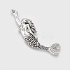 Tibetan Style Alloy Big Pendants TIBEP-T052-31AS-RS-2