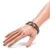 2Pcs 2 Style Synthetic Hematite Stretch Bracelets Sets BJEW-JB08004-04-3
