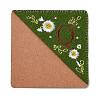 4Pcs Letter Personalized Hand Embroidered Corner Bookmarks JX587Q-2
