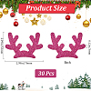 Christmas Theme Felt Fabrics Hair Accessories Findings FIND-WH20004-14C-2