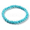 Dyed Natural Jade Beads Stretch Bracelets BJEW-G633-A-3