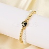 Brass Multi-strand Bracelets BJEW-M056-09G-04-2