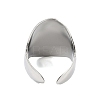 Non-Tarnish 304 Stainless Steel Open Cuff Rings LS-RJEW-C095-05P-3