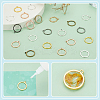 168Pcs 7 Colors Alloy Open Back Bezel Pendants FIND-PH0018-77-4