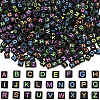 1000Pcs Opaque Acrylic Beads MACR-SC0002-43B-1