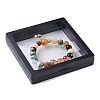 Natural Mixed Gemstone Round Beaded Stretch Bracelet BJEW-YW0001-05-6