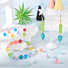 280Pcs 14 Colors Transparent Glass Beads Strands GLAA-TA0012-34-8