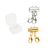 2 Set 2 Style Alloy Magnetic Slide Lock Clasps FIND-YW0001-25-1