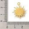 304 Stainless Steel Pendants STAS-Z092-01G-01-3