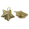 Plastic Glitter Star Pendant Decorations LS-KY-D019-01B-3