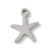 304 Stainless Steel Pendants STAS-E501-06P-1