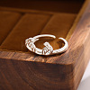 Brass Cuff Open Rings for Women WG9A7A9-01-4