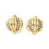 Brass Micro Pave Cubic Zirconia Beads KK-D356-10G-1