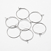 316 Surgical Stainless Steel Hoop Earrings Findings LS-X-STAS-F149-32P-E-1