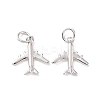 Rack Plating Brass Charms ZIRC-C042-09P-3