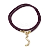 Nylon Milan Cord Necklace Making MAK-M028-01G-09-2