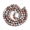 Baking Paint Glass Beads Strands DGLA-N003-10mm-B05-3