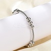 304 Stainless Steel Cuff Bangles for Women BJEW-Z087-11P-5