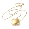 PVD Vacuum Plating 304 Stainless Steel Snake Chain Necklaces NJEW-C045-08G-2