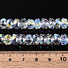 Electroplate Glass Beads Strands X-EGLA-T021-20A-4