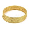 Textured Iron Memory Beading Wire for Wire Wrap DIY Jewelry Making LS-MW-L001-01C-G-1