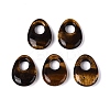 Natural Tiger Eye Pendants G-N361-06E-1