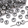 50Pcs Silver Plating Acrylic Beads PW-WG2E8AD-07-1