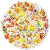 50Pcs Cartoon Leaf Paper Sticker LS-STIC-C012-12-1