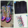 5 Yards Rhinestone Synthetic Rubber Cords OCOR-SP0001-33F-6