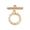 Ion Plating(IP) 304 Stainless Steel Ring Toggle Clasps X-STAS-A092-09B-G-1
